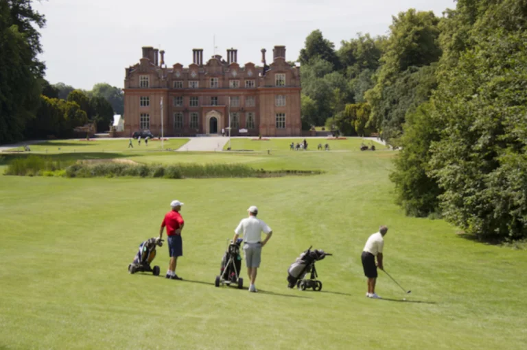 People enjoying golf weekends in Kent at Broome Park